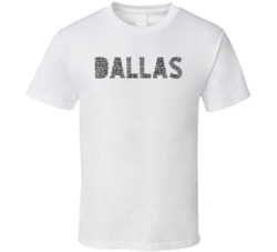 Dallas Neighborhoods Typography City T Shirt Dallas Neighborhoods Typography City T Shirt