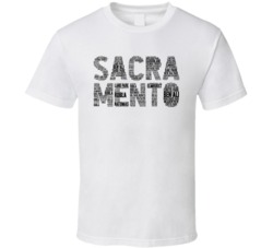 Sacramento Neighborhoods Typography City T Shirt Sacramento Neighborhoods Typography City T Shirt