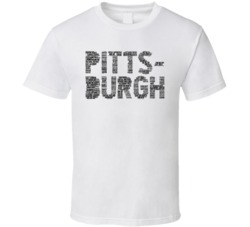 Pitsburgh Neighborhoods Typography City T Shirt Pitsburgh Neighborhoods Typography City T Shirt