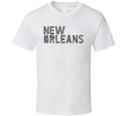 New Orleans Neighborhoods Typography City T Shirt New Orleans Neighborhoods Typography City T Shirt