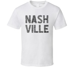Nashville Neighborhoods Typography City T Shirt Nashville Neighborhoods Typography City T Shirt