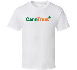 Canntrust Marijuana Cannabis Weed Company Logo T Shirt