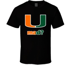Miami U Made Funny Football T Shirt
