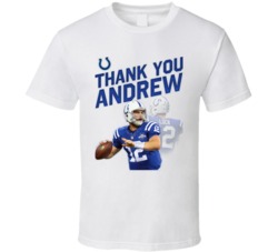 Andrew Luck Indianapolis Football Thank You T Shirt Andrew Luck Indianapolis Football Thank You T Shirt