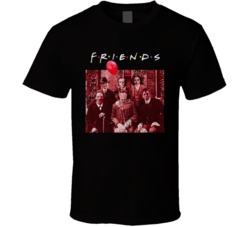 Horror Movie Characters Friends Mash Up T Shirt Horror Movie Characters Friends Mash Up T Shirt