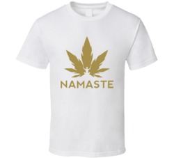 Namaste Cannabis Marijuana Cannabis Weed Company Logo T Shirt Namaste Cannabis Marijuana Cannabis Weed Company Logo T Shirt