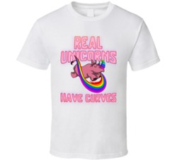 Real Unicorns Have Curves Rhino Funny Cute T Shirt Real Unicorns Have Curves Rhino Funny Cute T Shirt