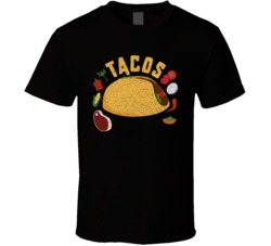 Taco Recipe America Favorite Food T Shirt Taco Recipe America Favorite Food T Shirt