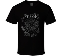 Pizza Recipe Chalkboard America Favorite Food T Shirt Pizza Recipe Chalkboard America Favorite Food T Shirt