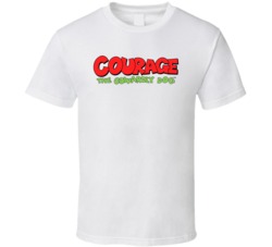 Courage The Cowardly Dog 90s Tv Show Comedy Cartoon T Shirt Courage The Cowardly Dog 90s Tv Show Comedy Cartoon T Shirt