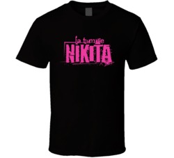 La Femme Nikita 90s Tv Show Action T Shirt