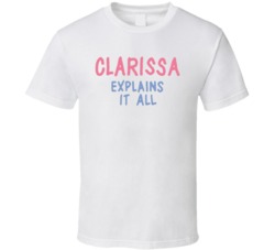 Clarissa Explains It All 90s Tv Family Comedy Show T Shirt Clarissa Explains It All 90s Tv Family Comedy Show T Shirt