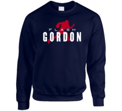 Josh Flash Gordon Air Player Parody New England Football Fan Crewneck Josh Flash Gordon Air Player Parody New England Football Fan Crewneck