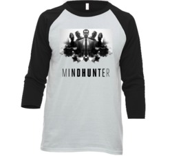 Mindhunter Netflix Serial Killer Fbi True Crime Tv Show Poster Raglan Mindhunter Netflix Serial Killer Fbi True Crime Tv Show Poster Raglan