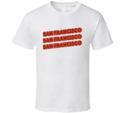 San Francisco Football Retro Cool Fan T Shirt San Francisco Football Retro Cool Fan T Shirt