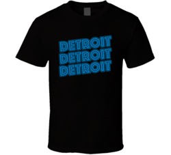 Detroit Football Retro Fan T Shirt Detroit Football Retro Fan T Shirt