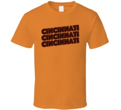 Cincinnati Football Retro Fan T Shirt Cincinnati Football Retro Fan T Shirt