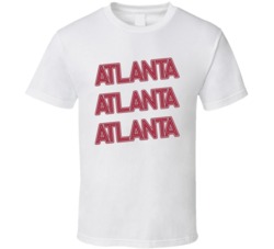 Atlanta Football Retro Fan T Shirt Atlanta Football Retro Fan T Shirt