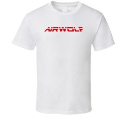 Airwolf Retro 80s Tv Show Logo Fan T Shirt Airwolf Retro 80s Tv Show Logo Fan T Shirt