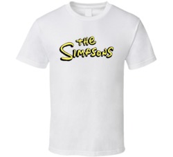 The Simpsons Yellow Retro 80s Tv Show Logo Fan T Shirt The Simpsons Yellow Retro 80s Tv Show Logo Fan T Shirt