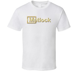Matlock Retro 80s Tv Show Logo Fan T Shirt Matlock Retro 80s Tv Show Logo Fan T Shirt