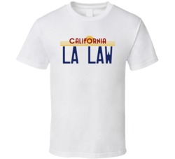 La Law Retro 80s Tv Show Logo Fan T Shirt La Law Retro 80s Tv Show Logo Fan T Shirt
