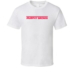 Murphy Brown Retro 80s Tv Show Logo Fan T Shirt Murphy Brown Retro 80s Tv Show Logo Fan T Shirt