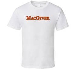Macgyver Retro 80s Tv Show Logo Fan T Shirt Macgyver Retro 80s Tv Show Logo Fan T Shirt