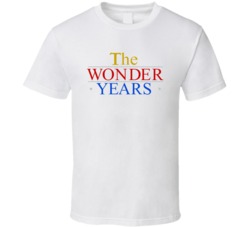 The Wonder Years Retro 80s Tv Show Logo Fan T Shirt The Wonder Years Retro 80s Tv Show Logo Fan T Shirt