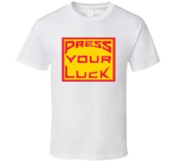 Press Your Luck Retro 80s Tv Show Logo Fan T Shirt Press Your Luck Retro 80s Tv Show Logo Fan T Shirt