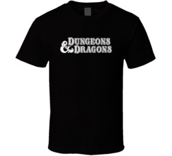 Dungeons And Dragons Retro 80s Tv Show Logo Fan T Shirt Dungeons And Dragons Retro 80s Tv Show Logo Fan T Shirt