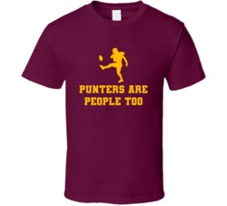 Joel Whitford Washington Punters Are People Too Football T Shirt Joel Whitford Washington Punters Are People Too Football T Shirt