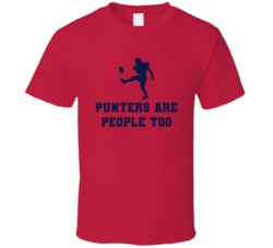 Ryan Anderson New York G Punters Are People Too Football T Shirt Ryan Anderson New York G Punters Are People Too Football T Shirt