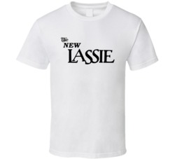 The New Lassie Retro 80s Tv Show Logo Fan T Shirt The New Lassie Retro 80s Tv Show Logo Fan T Shirt