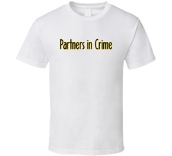 Partners In Crime Retro 80s Tv Show Logo Fan T Shirt Partners In Crime Retro 80s Tv Show Logo Fan T Shirt