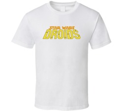 Star Wars Droids Retro 80s Tv Show Logo Fan T Shirt Star Wars Droids Retro 80s Tv Show Logo Fan T Shirt