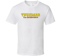 Thundarr The Barbarian Retro 80s Tv Show Logo Fan T Shirt Thundarr The Barbarian Retro 80s Tv Show Logo Fan T Shirt
