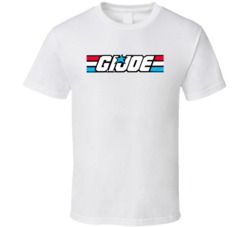 G I Joe Retro 80s Tv Show Logo Fan T Shirt