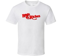 Rags To Riches Retro 80s Tv Show Logo Fan T Shirt Rags To Riches Retro 80s Tv Show Logo Fan T Shirt
