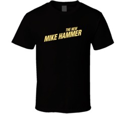 The New Mike Hammer Retro 80s Tv Show Logo Fan T Shirt The New Mike Hammer Retro 80s Tv Show Logo Fan T Shirt