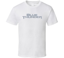 Blue Thunder Retro 80s Tv Show Logo Fan T Shirt Blue Thunder Retro 80s Tv Show Logo Fan T Shirt