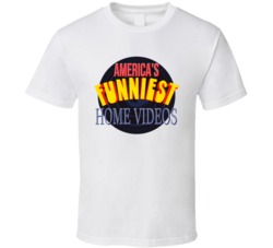 America's Funniest Home Videos Retro 80s Tv Show Logo Fan T Shirt