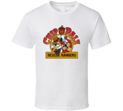 Chip N Dale Rescue Rangers Retro 80s Tv Show Logo Fan T Shirt Chip N Dale Rescue Rangers Retro 80s Tv Show Logo Fan T Shirt