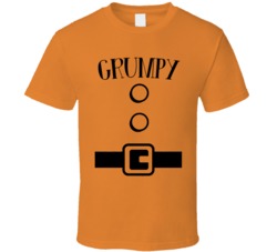 Grumpy Seven Dwarfs Snow White Halloween Costume T Shirt Grumpy Seven Dwarfs Snow White Halloween Costume T Shirt