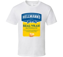 Hellmann's Real Mayonnaise Halloween Costume T Shirt Hellmann's Real Mayonnaise Halloween Costume T Shirt