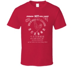 Sriracha Hot Chili Sauce Halloween Costume T Shirt Sriracha Hot Chili Sauce Halloween Costume T Shirt