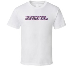The Kid Super Power Hour With Shazam Retro 80s Tv Show Logo Fan T Shir The Kid Super Power Hour With Shazam Retro 80s Tv Show Logo Fan T Shir
