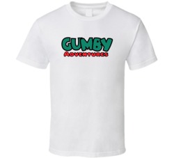 Gumby Adventures Retro 80s Tv Show Logo Fan T Shirt Gumby Adventures Retro 80s Tv Show Logo Fan T Shirt