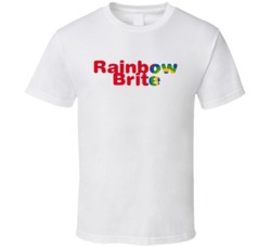 Rainbow Brite Retro 80s Tv Show Logo Fan T Shirt Rainbow Brite Retro 80s Tv Show Logo Fan T Shirt