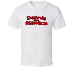 Dennis The Menace Retro 80s Tv Show Logo Fan T Shirt Dennis The Menace Retro 80s Tv Show Logo Fan T Shirt